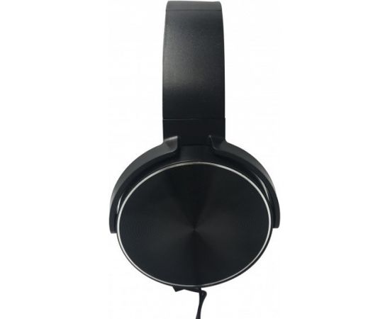 REBELTEC MONTANA BLACK HEADPHONES (MICROPHONE)