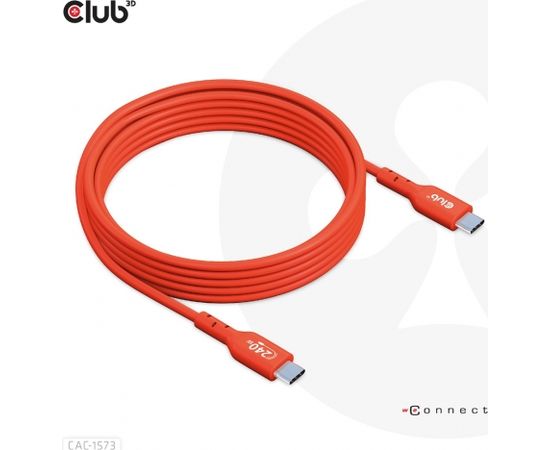 Club 3d Club3D CAC-1573 USB2 TYPE-C BI-DIRECTIONAL CABLE, DATA 480MB, PD 240W(48V/5A) EPR M/M 2M/6.56FT