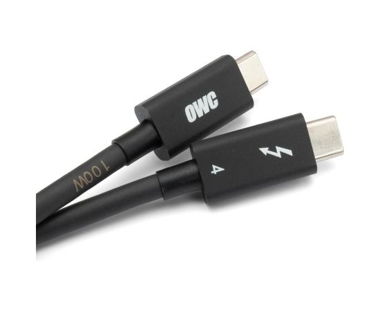 OWC OWCCBLTB4C1.0M USB cable 1 m USB 3.2 Gen 2 (3.1 Gen 2) USB C Black