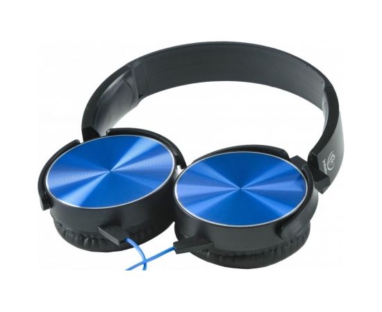 REBELTEC MONTANA BLUE HEADPHONES (MICROPHONE)