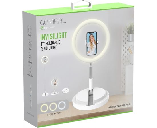 Digipower ring light Invisilight 11" Foldable