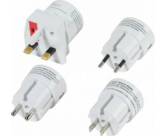 Vivanco ceļojuma adapteru komplekts / USA -EU - UK 4gb (7292)