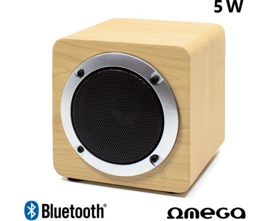 Omega Bluetooth skaļrunis V4.2 Wooden OG60W (44154)