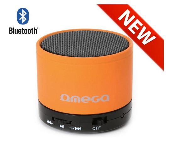 Omega Bluetooth колонка V3.0 Alu 3in1 OG47O, оранжевый (42645)