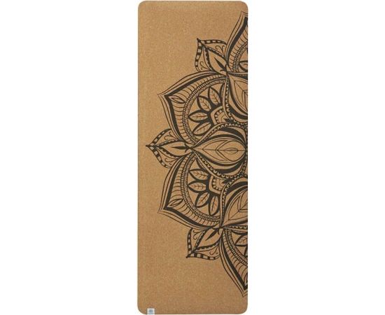 Vingrošanas paklājiņš Gaiam Printed Cork Mandala 5 mm 63495