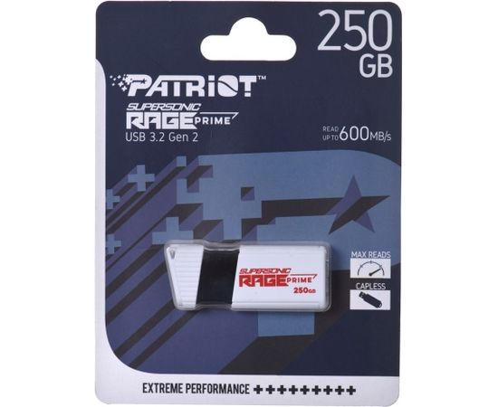 Patriot Rage Prime 600 MB/S 256 GB USB 3.2 8K IOPS