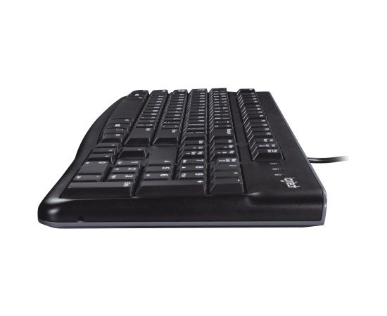 Logitech Desktop MK120 keyboard Mouse included USB QWERTY UK International Black