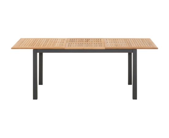 4Living Pagarināms galds 156-214 cm tīrkoka virsma