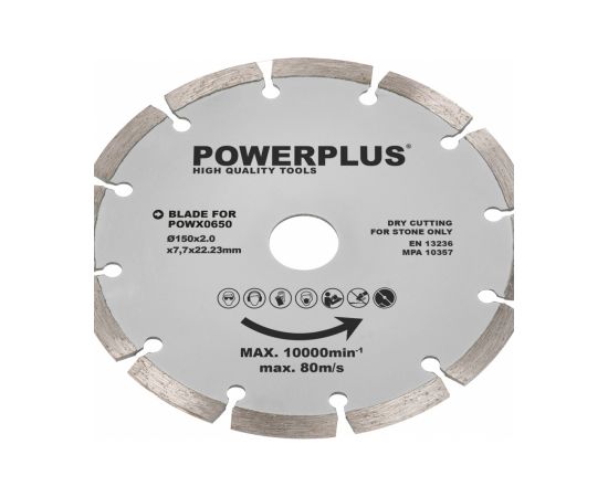 Gropjfrēze 1800W POWX0650 PowerPlus X Frēzmašīnas