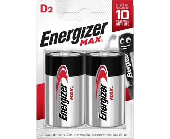 ENERGIZER MAX D LR20 BATTERY. 2 pcs. ECO packaging