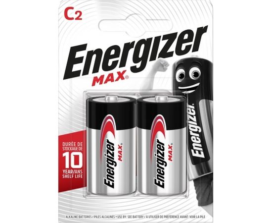 BATTERY ENERGIZER MAX C LR14. 2 pcs. ECO package