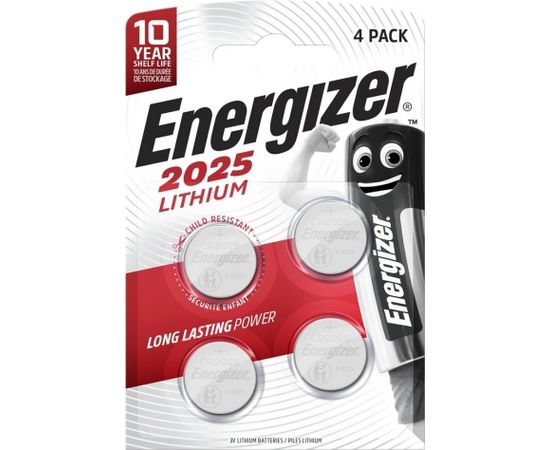 SPECIALIZED ENERGIZER BATTERIES CR2025 4 PIECES