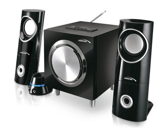 Audiocore - AC790 2.1 Bluetooth Multimedia Speakers FM radio, SD / MMC card input, AUX, USB