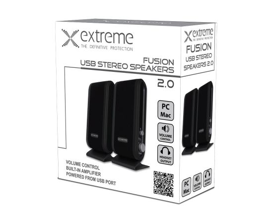 Esperanza Extreme XP102 Speakers 2.0 channels 4 W Black