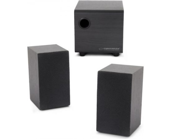 Esperanza EP123 speaker set 2.1 channels 12 W Black, Gray