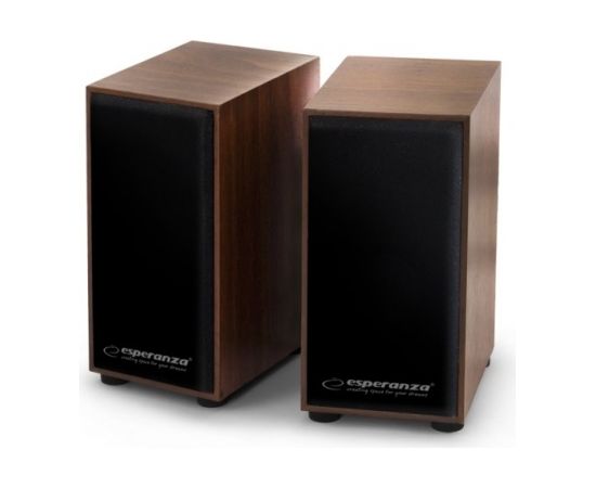 Esperanza 2.0 FOLK speaker set 2.0 channels 6 W Wood