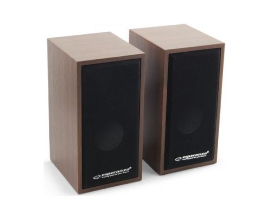 Esperanza 2.0 FOLK speaker set 2.0 channels 6 W Wood