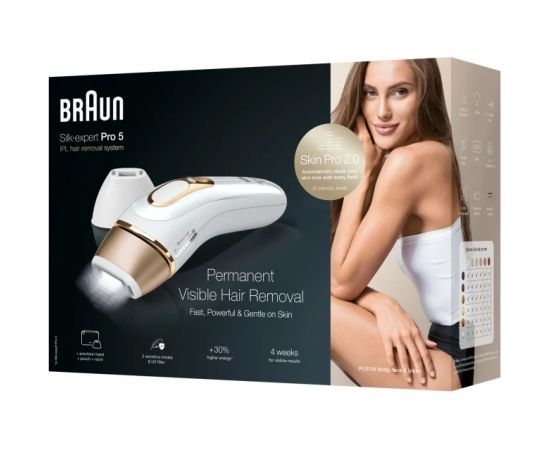 Braun PL5154 Silk-expert Pro 5 IPL White/Gold epilators