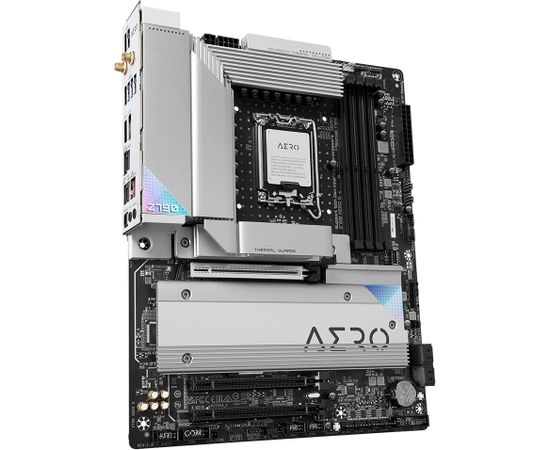 Gigabyte Z790 AERO G 1.0 M/B Processor family Intel, Processor socket  LGA1700, DDR5 DIMM, Memory slots 4, Supported hard disk drive interfaces 	SATA, M.2, Number of SATA connectors 4, Chipset Intel Z790 Express, ATX