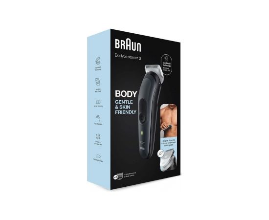 Braun BG3340 Black/Grey Matu, bārdas trimmeris