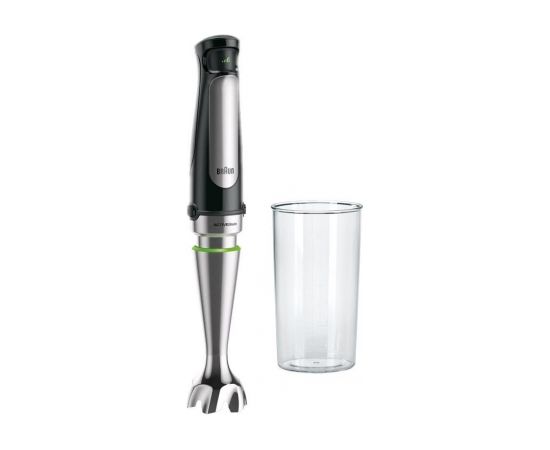 Braun Hand Blender MQ7000X MultiQuick Immersion Hand Blender, 1000 W, Black/Stainless Steel