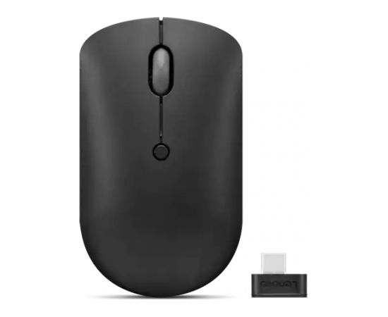 Lenovo Wireless Compact Mouse 400 Black, 2.4G Wireless via USB-C receiver