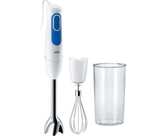 Braun Hand Blender MQ 3005 Immersion Hand Blender, 700 W, Number of speeds 2, White/Blue Погружные блендеры - измельчители