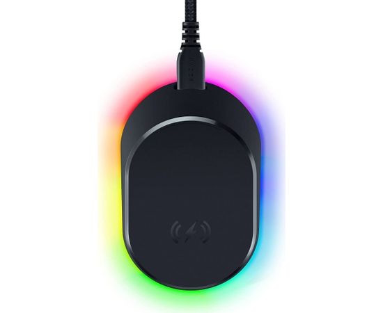 Razer Mouse Dock Pro + Wireless Charging Puck Bundle RGB LED light, USB, 	Wireless, Black