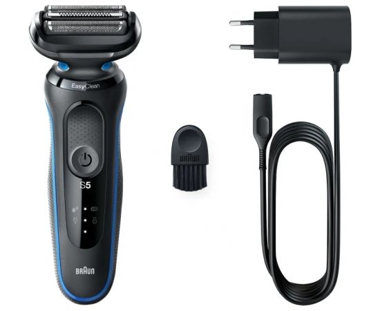 Braun 51-B1000s Black/Blue bārdas skuveklis