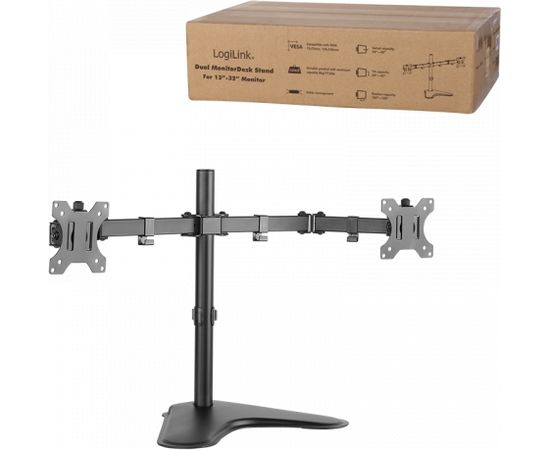 Logilink Desk Mount, 	BP0045, 13-32 ", Maximum weight (capacity) 8 kg, Black