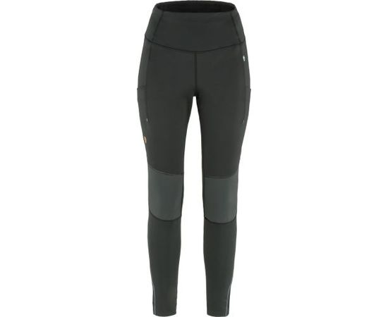 Fjallraven Abisko Värm Trekking Tights W / Melna / Pelēka / L Bikses un šorti