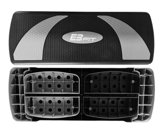 Aerobikas stepa platforma 78X29cm 3-pakāpju Eb Fit regulēšana Степ