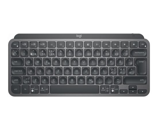 LOGITECH MX Keys Mini Minimalist Wireless Illuminated Keyboard - GRAPHITE - PAN - 2.4GHZ/BT- NORDIC