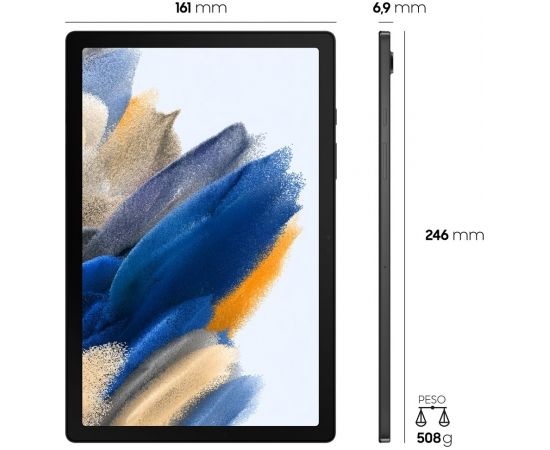Samsung Galaxy Tab A8 SM-X205 4G LTE 64 GB 26.7 cm (10.5") 4 GB Wi-Fi 5 (802.11ac) Android 11 Grey