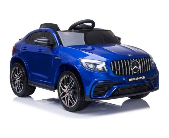 Bērnu vienvietīgs elektromobilis "Mercedes QLS", lakots zils