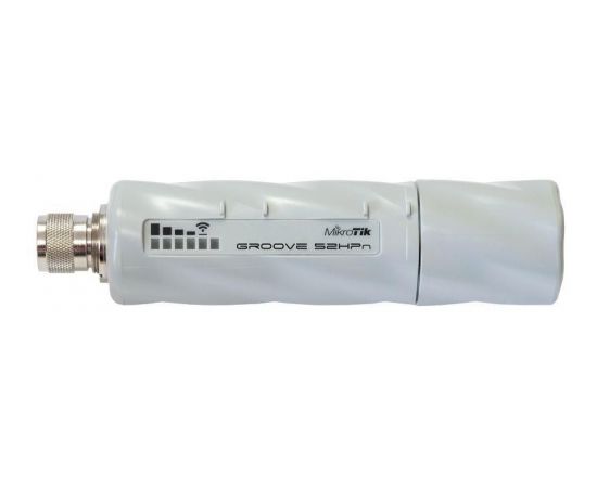 MikroTik GrooveA 52HPn L4, 2.4/5GHz 802.11a/b/g/n, 27dBm, N-male, Weatherproof