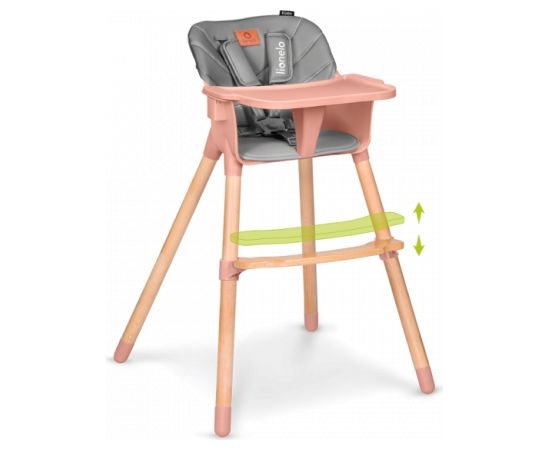 Krēsliņš KOEN pink rose Lionelo Barošanas krēsliņi