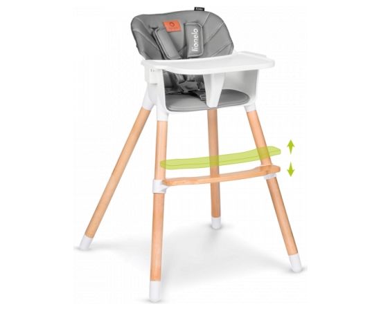 Krēsliņš KOEN grey stone Lionelo Akcija Barošanas krēsliņi