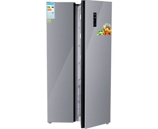 Side-by-side freezer Schlosser RBS450WP , inox