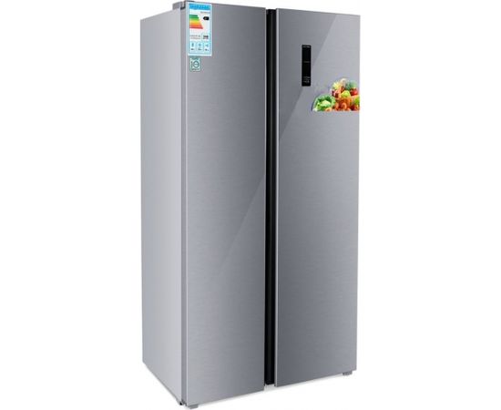 Side-by-side freezer Schlosser RBS450WP , inox Ledusskapji