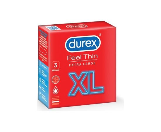 Durex Feel Thin XL 3 pc(s) Smooth