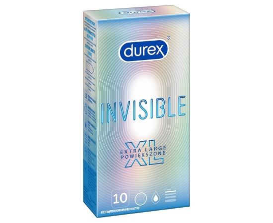Durex Invisible XL 10 pc(s) Smooth