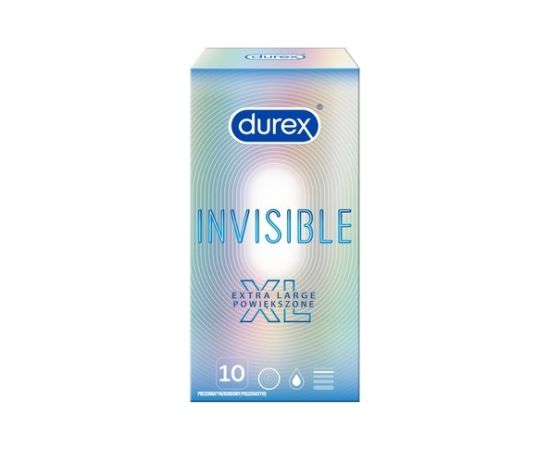 Durex Invisible XL 10 pc(s) Smooth