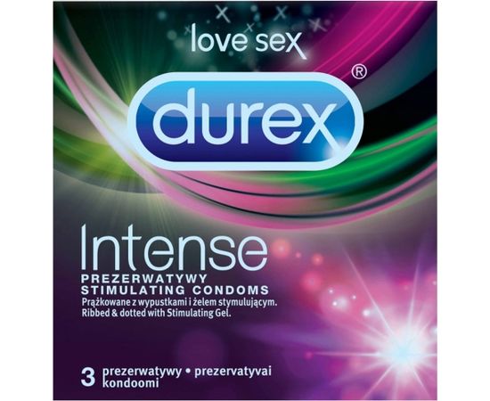 Durex Intense Ribbed & dotted 3 pc(s)