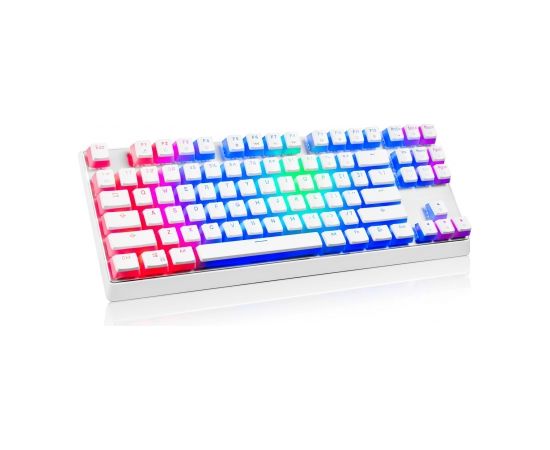 Modecom Volcano Lanparty Pudding Edition RGB (Outemu Brown) Mechanical Keyboard, White