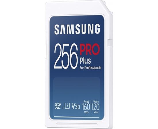 Samsung PRO Plus 2021 SDXC 256 GB Class 10 UHS-I/U3 V30 (MB-SD256K/EU) Atmiņas kartes micro SD SDHC