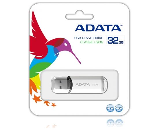 ADATA 32GB C906 USB flash drive USB Type-A 2.0 White