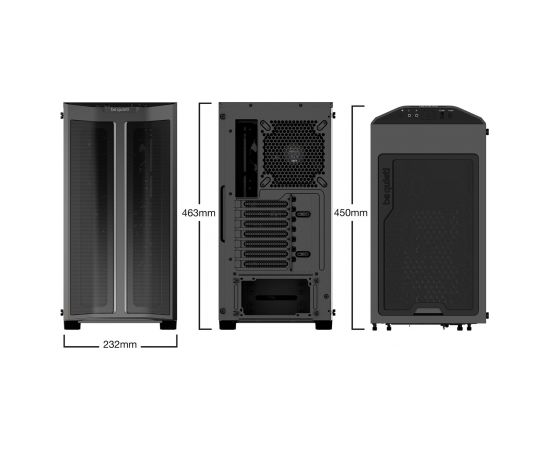 be quiet! PURE BASE 500 FX Black Midi Tower