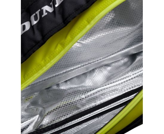 Tennis Bag Dunlop SX PERFORMANCE 8 racket THERMO  black/yellow