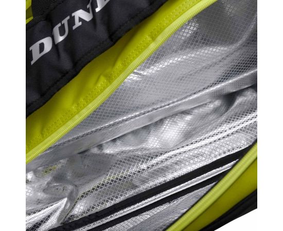 Tennis Bag Dunlop SX PERFORMANCE 12 racket THERMO  black/yellow